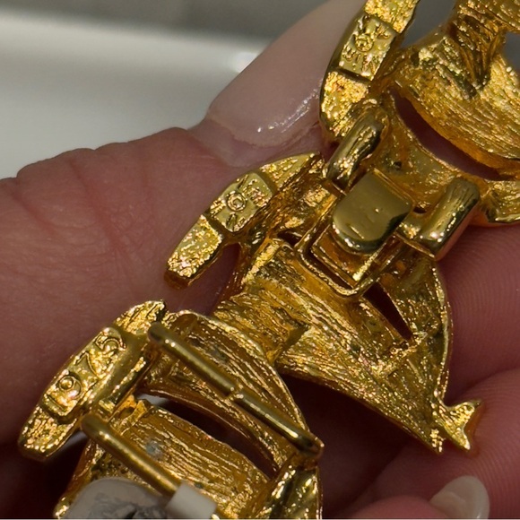 NWT- Gold Sailboat 1975  Belt 1/2” Buckle Scarf Vintage - Picture 7 of 8